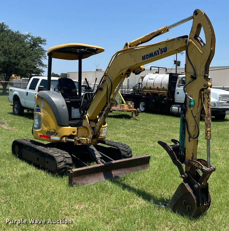 image for item DN3089 2008 Komatsu PC35MR-2  mini excavator