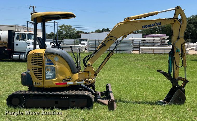 image for item DN3089 2008 Komatsu PC35MR-2  mini excavator