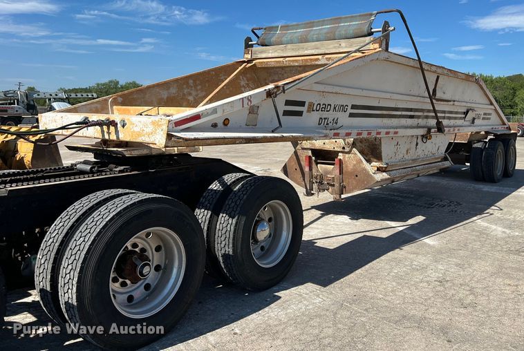 image for item DN3097 2000 Load King  bottom dump trailer