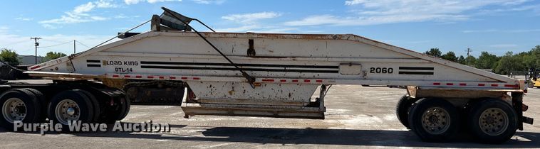 image for item DN3097 2000 Load King  bottom dump trailer