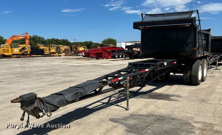 image for item DN3098 2000 Clement  end dump pup trailer