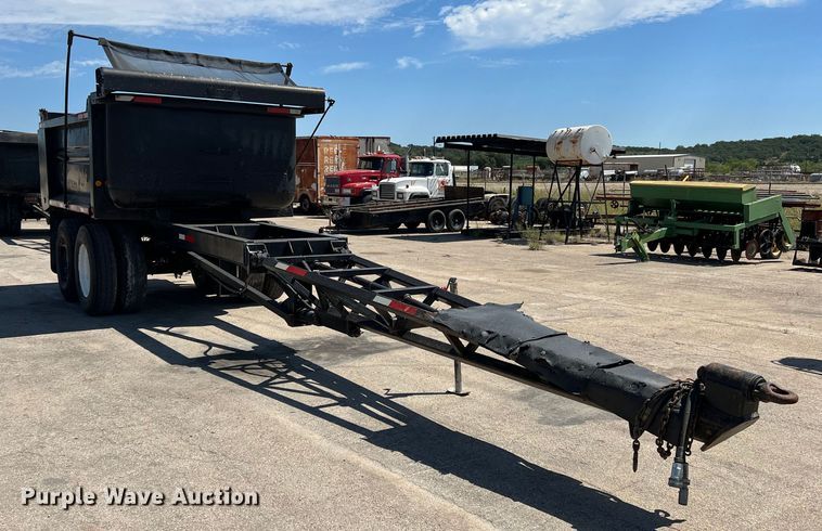 image for item DN3098 2000 Clement  end dump pup trailer