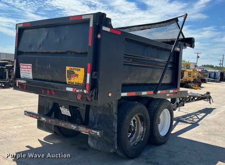 image for item DN3098 2000 Clement  end dump pup trailer