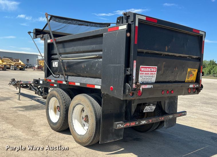 image for item DN3098 2000 Clement  end dump pup trailer