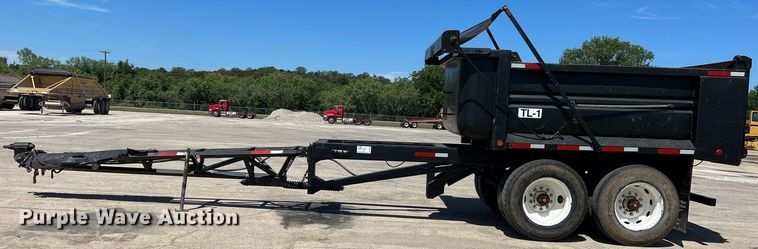 image for item DN3098 2000 Clement  end dump pup trailer