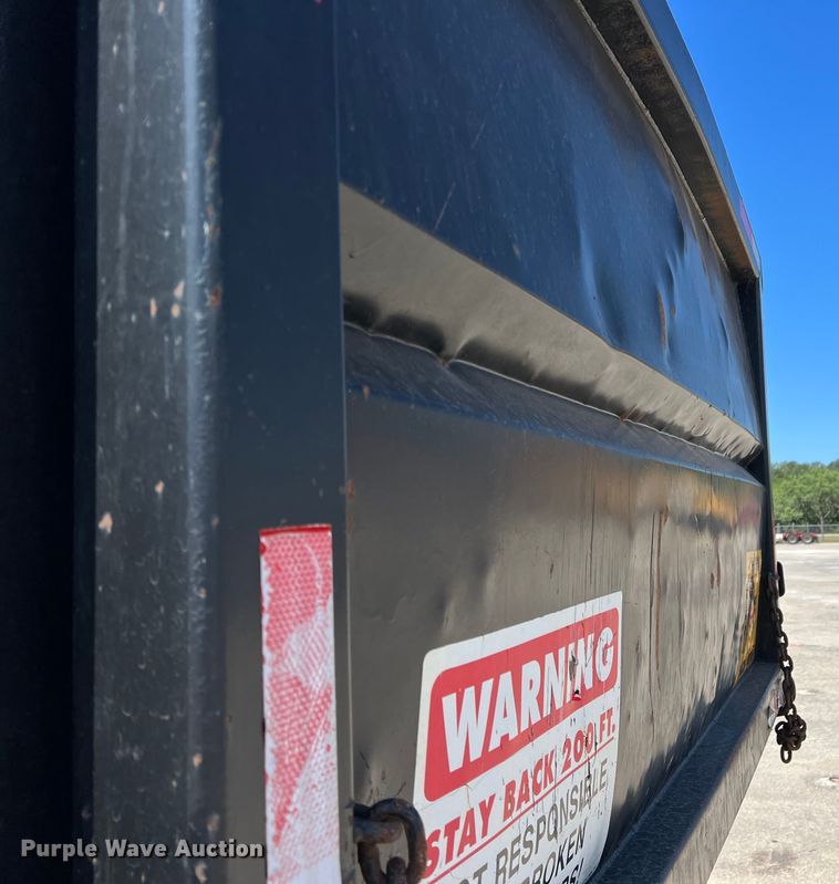 image for item DN3098 2000 Clement  end dump pup trailer