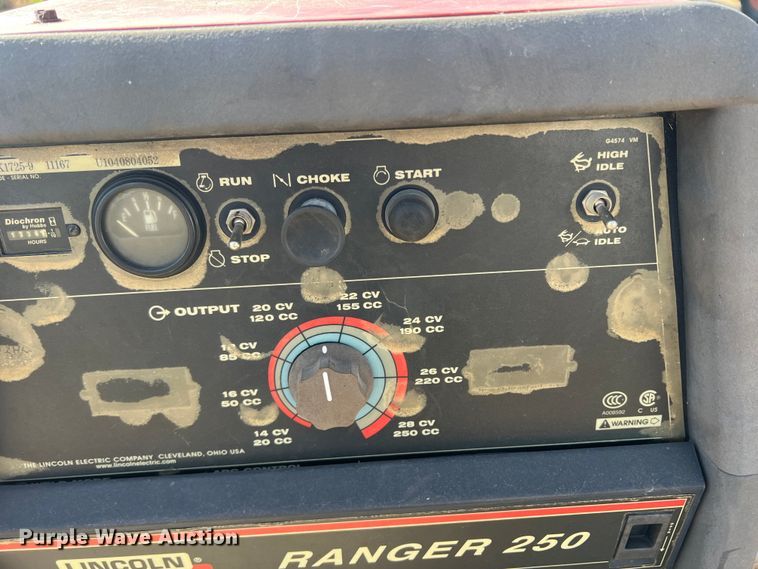 image for item DN3104 Lincoln Ranger 250  welder/generator