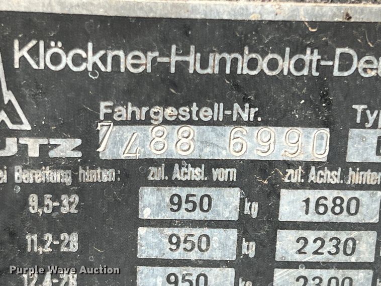 image for item DN3105 Deutz D3006-S  tractor