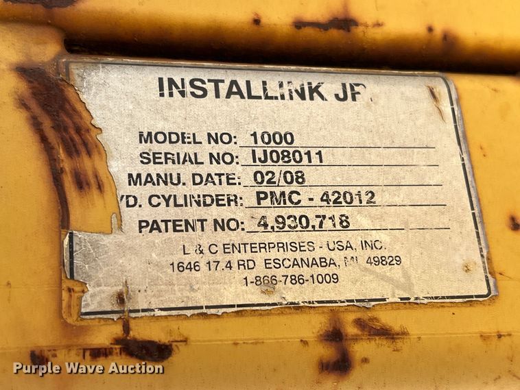 image for item DN3108 2008 Installink JR 1000  chain link fence dispenser