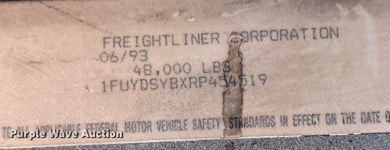 image for item DN3110 1994 Freightliner  dump truck