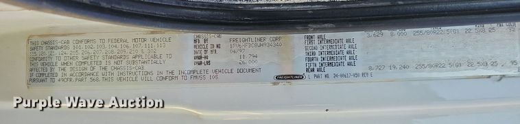 image for item DO2859 1998 Freightliner FL70  utility / service truck