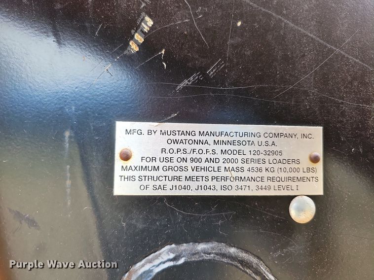 image for item DO2890 1996 Mustang 2060  skid steer loader