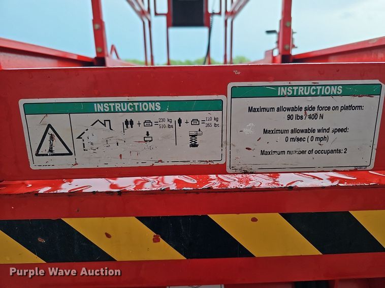 image for item DO2903 2019 LGMG AS2632E  scissor lift