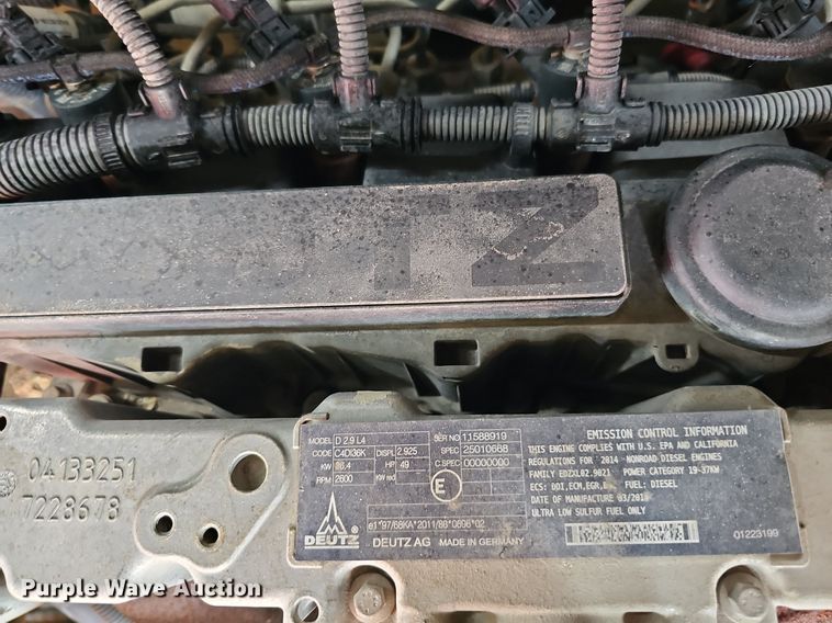 image for item DO2905 2014 Doosan P185WDZ-T4F  air compressor