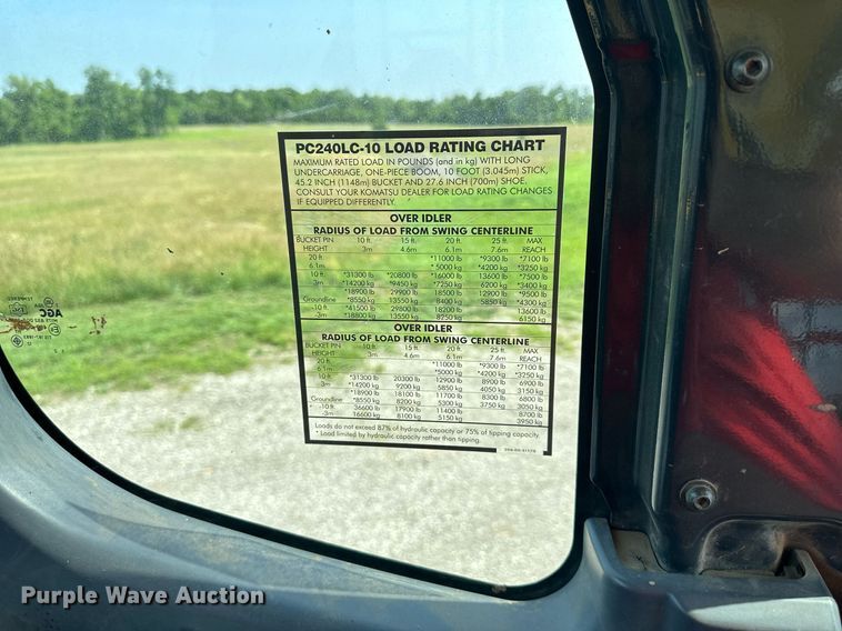 image for item DO5055 2013 Komatsu PC240LC-10  excavator