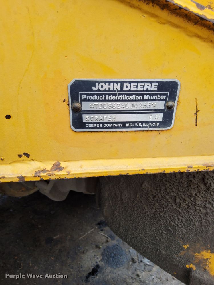 image for item DO5130 1984 John Deere 862  elevating scraper