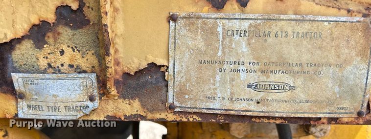 image for item DQ0838 1973 Caterpillar 613  elevating scraper