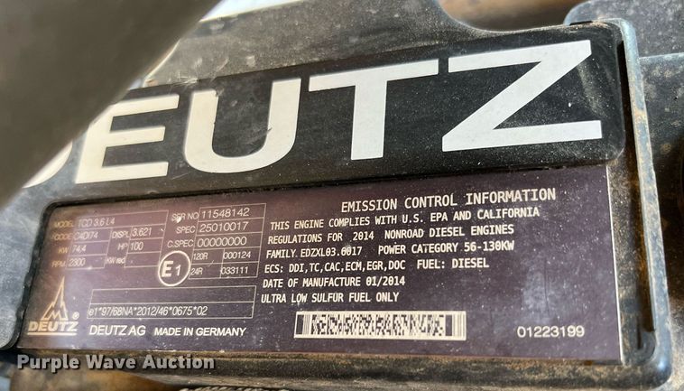 image for item DQ2115 2014 Genie GTH844  telehandler