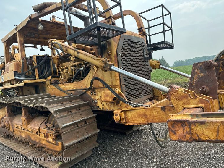 image for item DQ7333 1976 Caterpillar D8K  cable plow