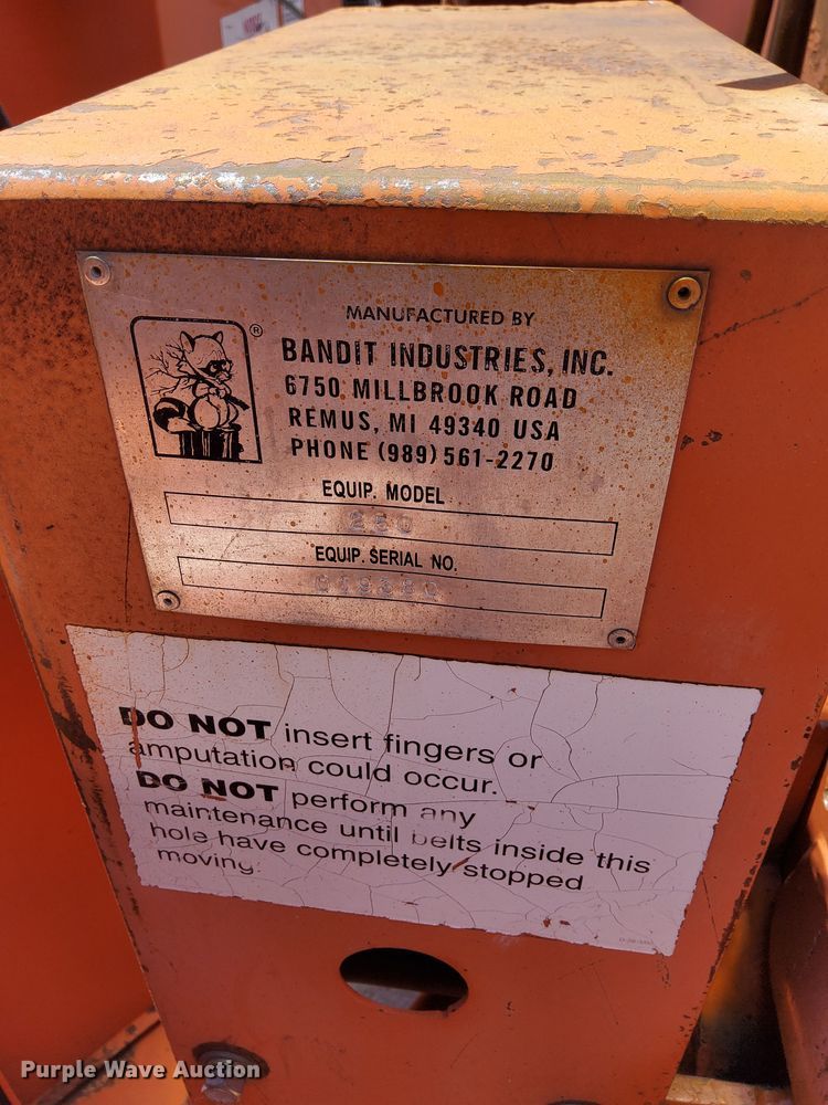 image for item DR3416 Bandit 250  wood chipper