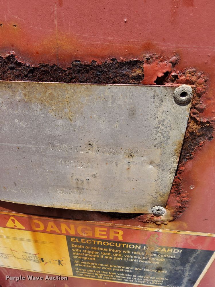 image for item DR3419 2011 Altec DC912A  wood chipper