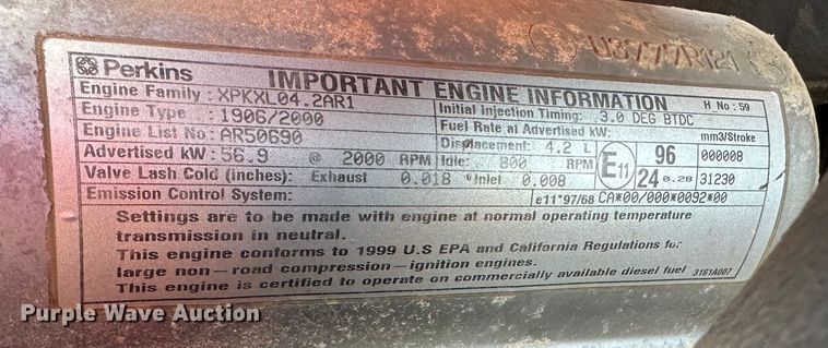 image for item JC9984 2000 JCB Loadall 520  telehandler