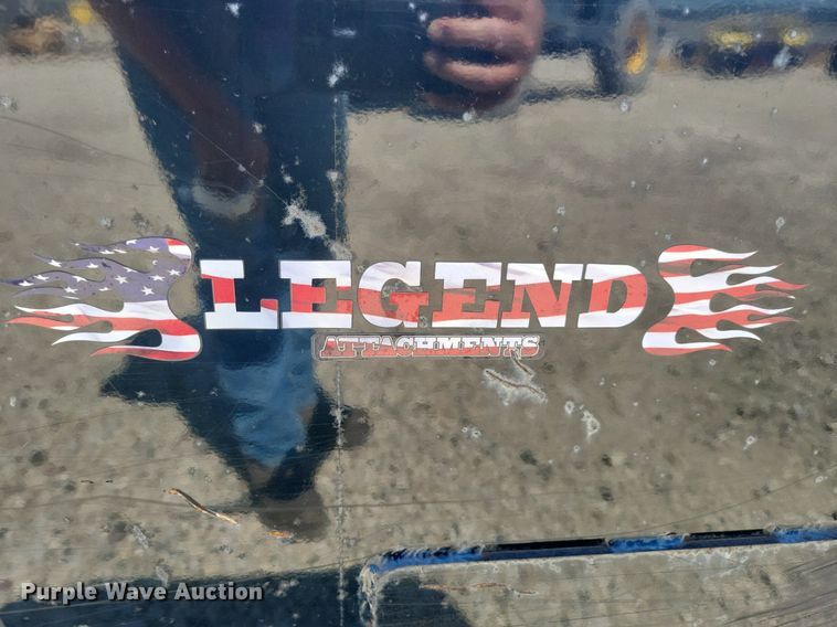 image for item JO9266 Legend  120" W skid steer snow pusher