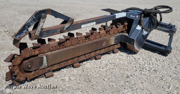 image for item JO9267 Lowe XR-21  skid steer trencher
