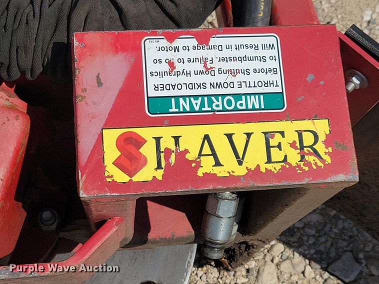 image for item JO9268 Shaver SC-30H  skid steer stump grinder