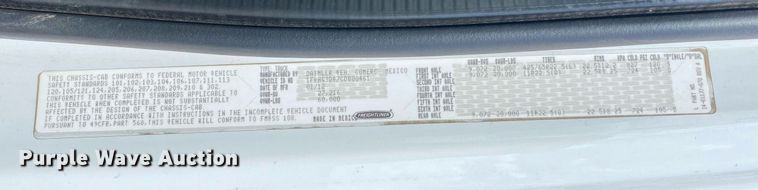 image for item KB9462 2012 Freightliner 114SD  crane truck