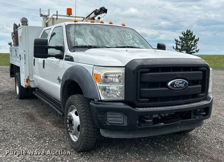 image for item KW9175 2011 Ford F550 Super Duty  Crew Cab utility / service truck