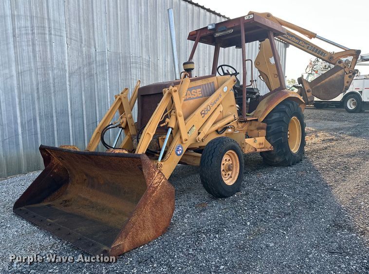 image for item KW9197 1992 Case 580 Super K  backhoe