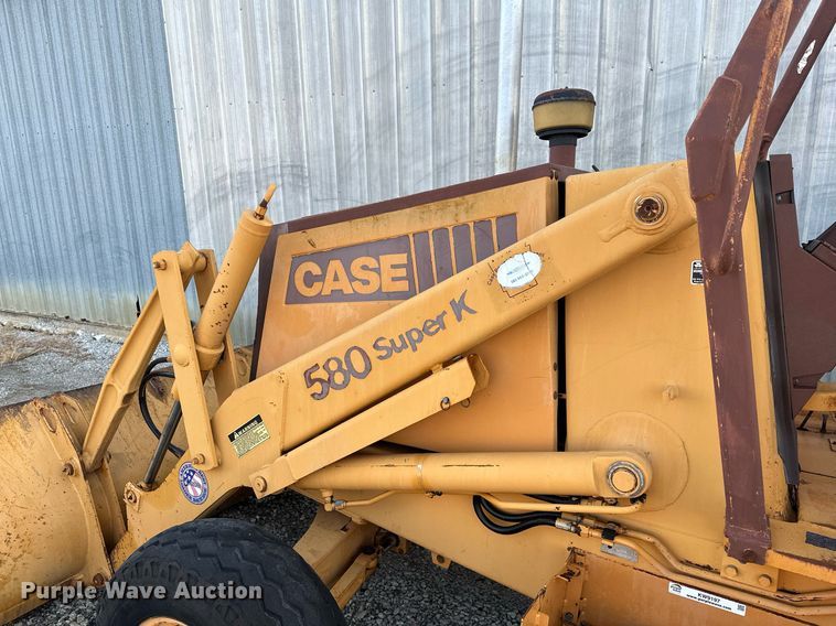 image for item KW9197 1992 Case 580 Super K  backhoe