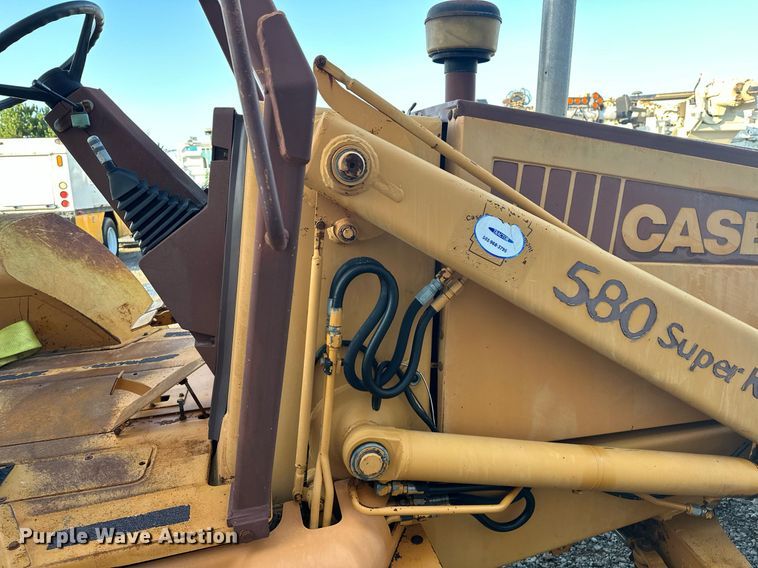 image for item KW9197 1992 Case 580 Super K  backhoe