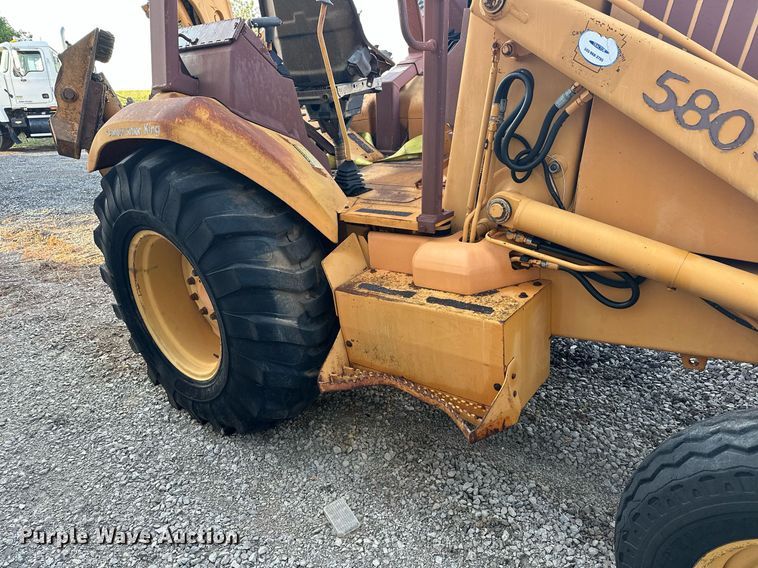 image for item KW9197 1992 Case 580 Super K  backhoe