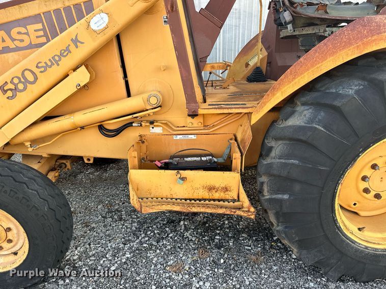 image for item KW9197 1992 Case 580 Super K  backhoe