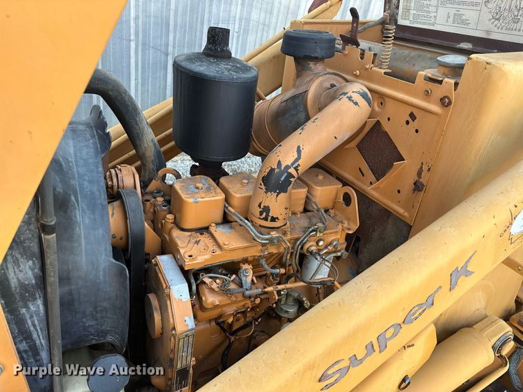 image for item KW9197 1992 Case 580 Super K  backhoe