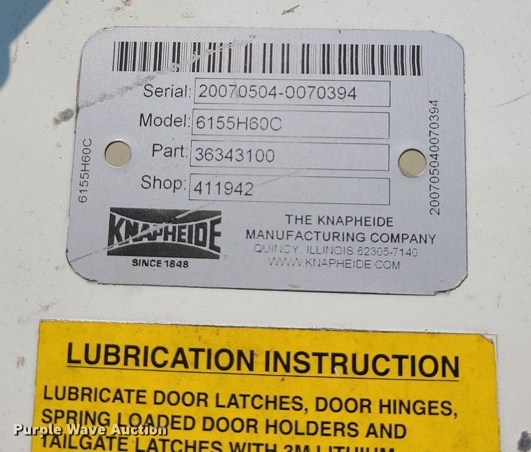 image for item LE9131 2008 International WorkStar 7400  Crew Cab utility / service truck