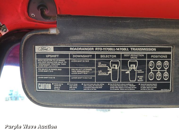 image for item LM9057 1995 Ford L9000  dump truck