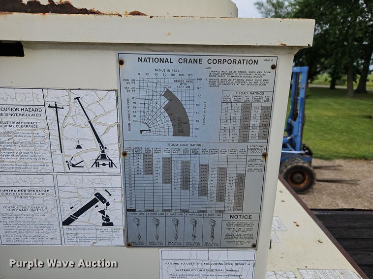 image for item LM9058 1997 Ford LT8000  crane truck