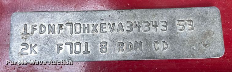 image for item LS9298 1984 Ford F700  dump truck