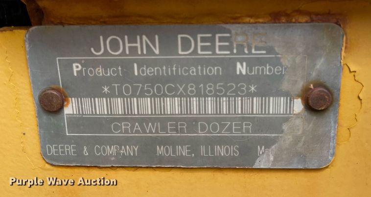 image for item LS9331 1996 John Deere 750C  dozer