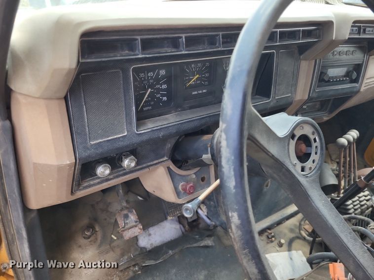 image for item LS9574 1988 Ford F800  dump truck