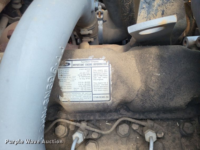 image for item LS9574 1988 Ford F800  dump truck