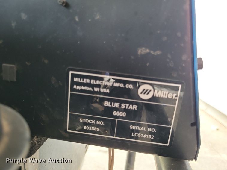 image for item LS9581 Miller Blue Star 6000  welder/generator