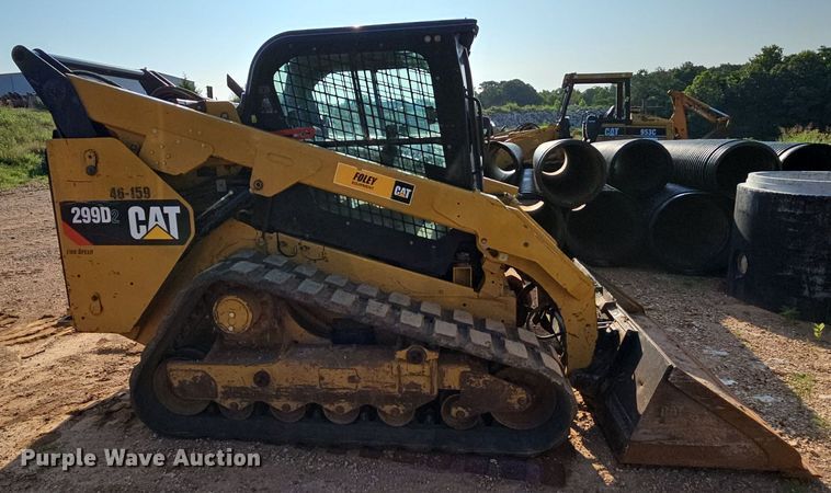 image for item LW9733 2019 Caterpillar 299D2  tracked skid steer loader