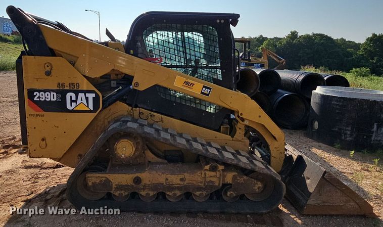 image for item LW9733 2019 Caterpillar 299D2  tracked skid steer loader