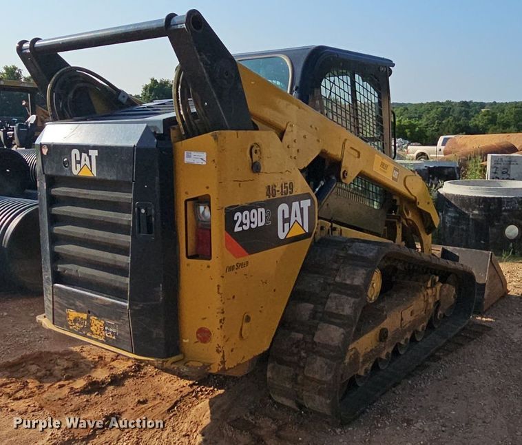 image for item LW9733 2019 Caterpillar 299D2  tracked skid steer loader