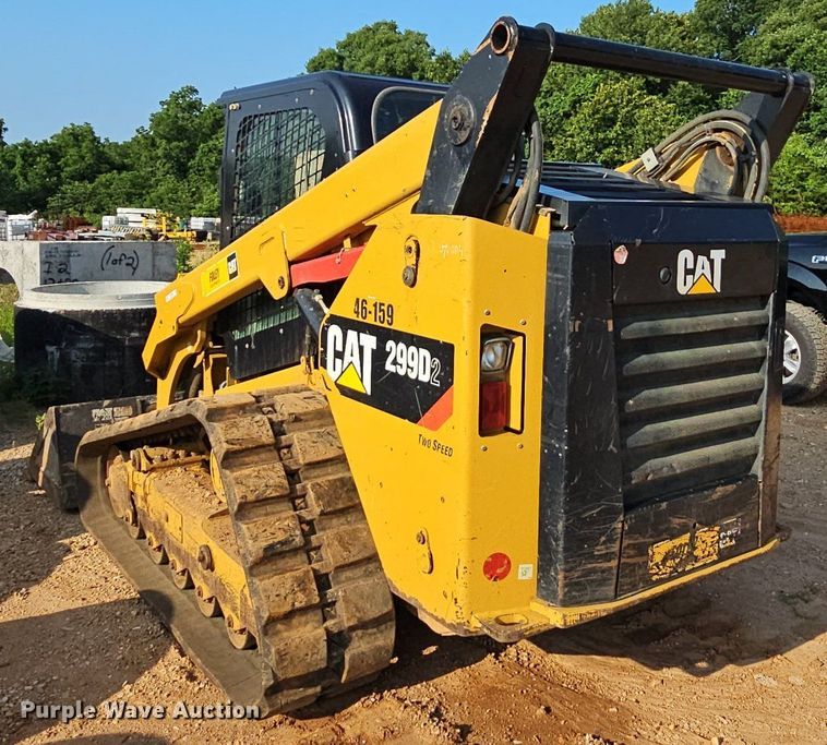 image for item LW9733 2019 Caterpillar 299D2  tracked skid steer loader