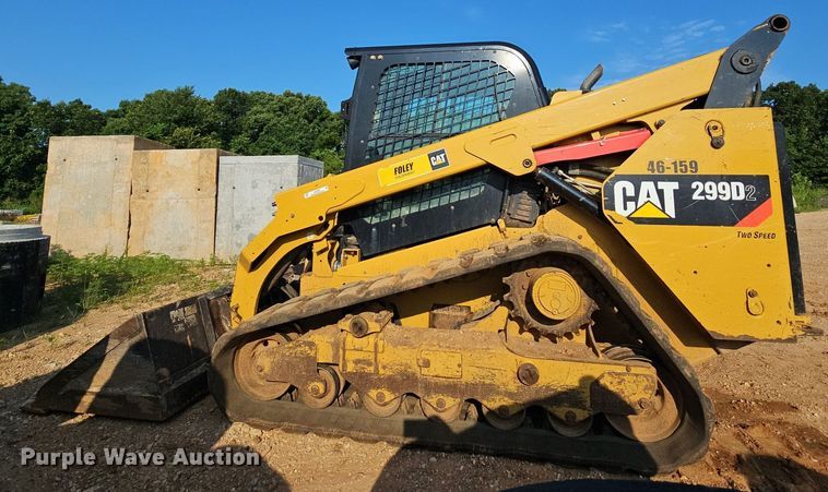 image for item LW9733 2019 Caterpillar 299D2  tracked skid steer loader